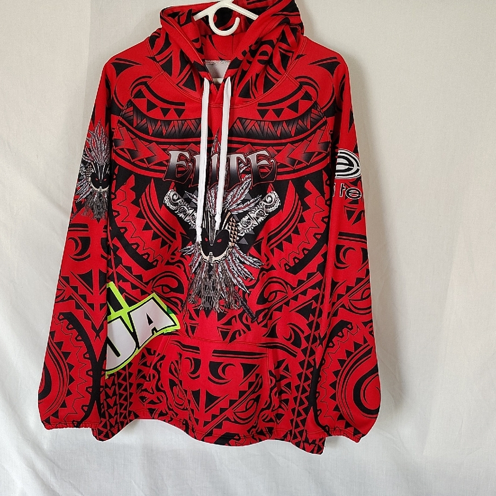 Red Graphic Hoodie